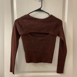 VICI mocha colored sweater
